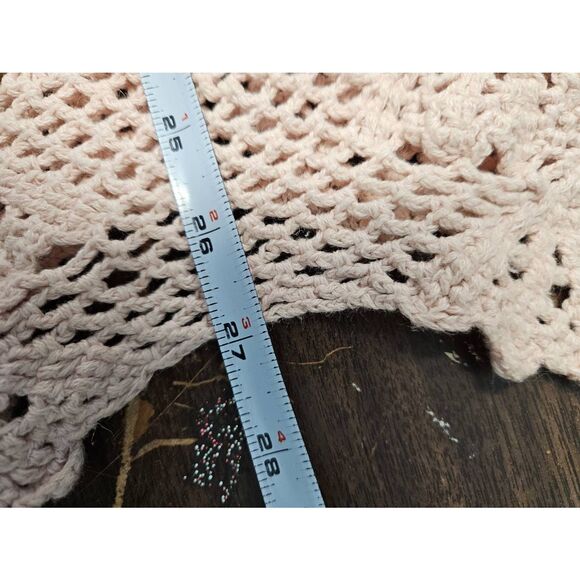 Patrick Tricot 80's Pink Chunky Knit Textured Sweater Womens Large - Picture 8 of 8